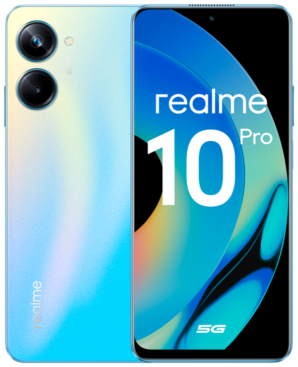 Купить Смартфон realme 10 Pro 5G 8/128 ГБ RU, 2 nano SIM, голубой